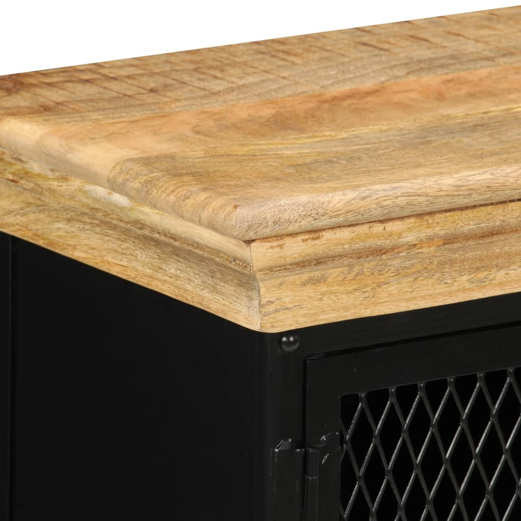 Sideboard 23.6"x11.8"x29.5" Solid Mango Wood