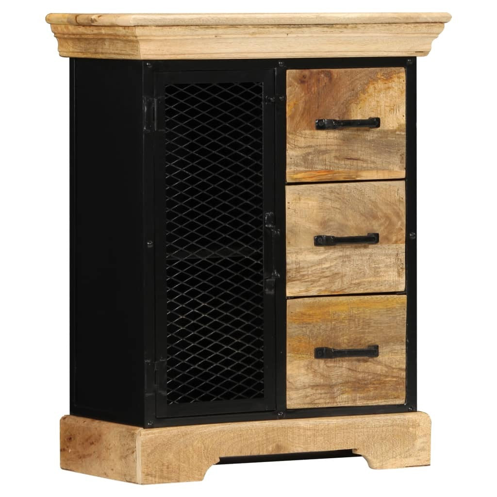 Sideboard 23.6"x11.8"x29.5" Solid Mango Wood