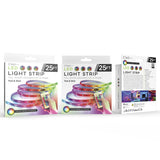 RGB LED Strip Light with Remote — 25 ft (7.5 m)