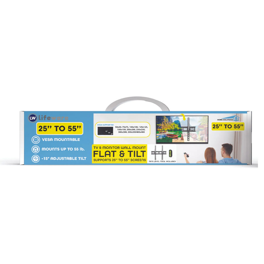TV & Monitor Wall Mount - Up To 55 Inches