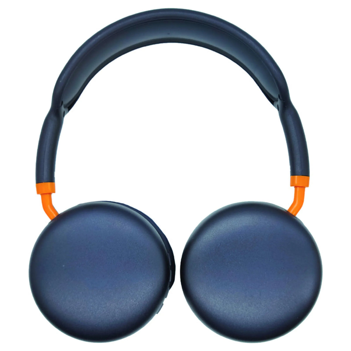 Blue & Orange Compact Soft Comfort Bluetooth Headphones