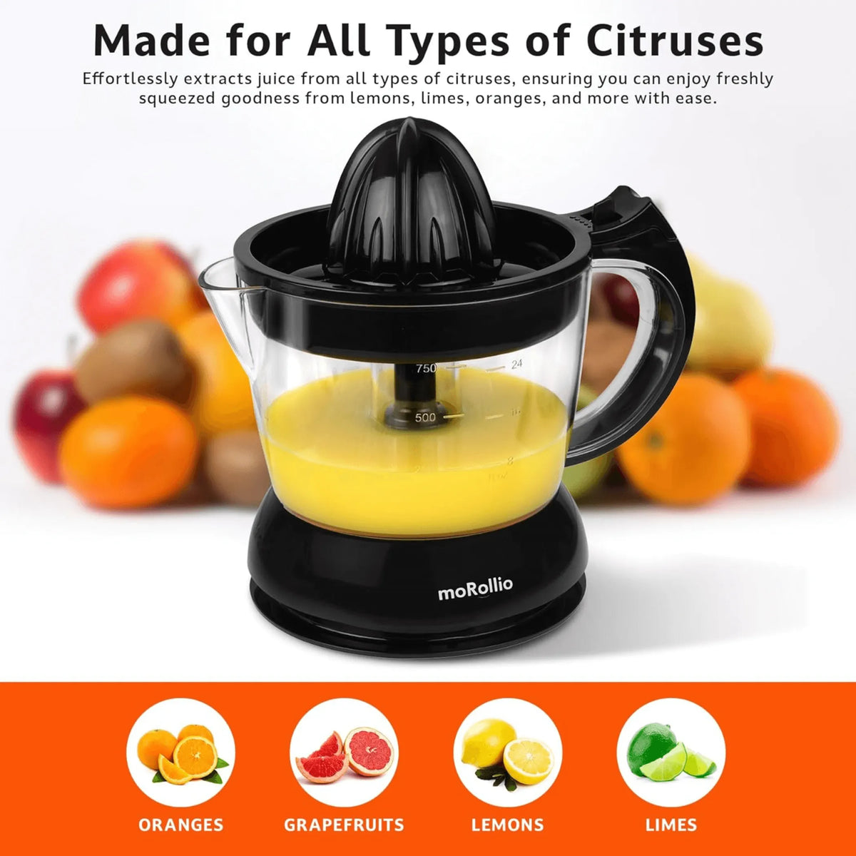 Compact Electric Citrus Juicer