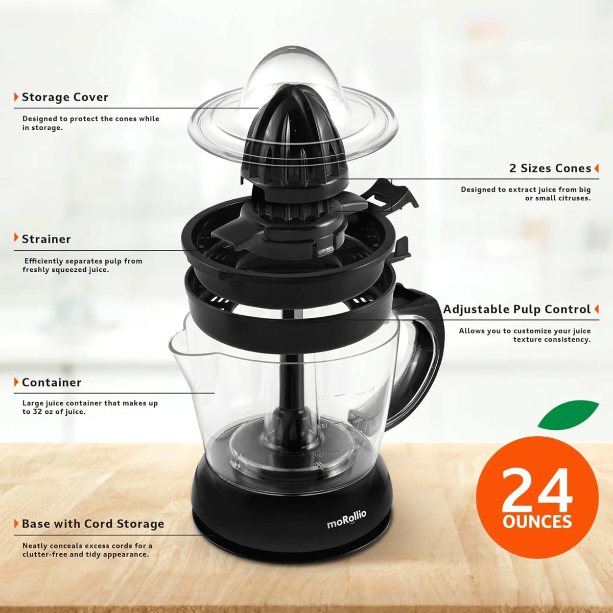 Compact Electric Citrus Juicer