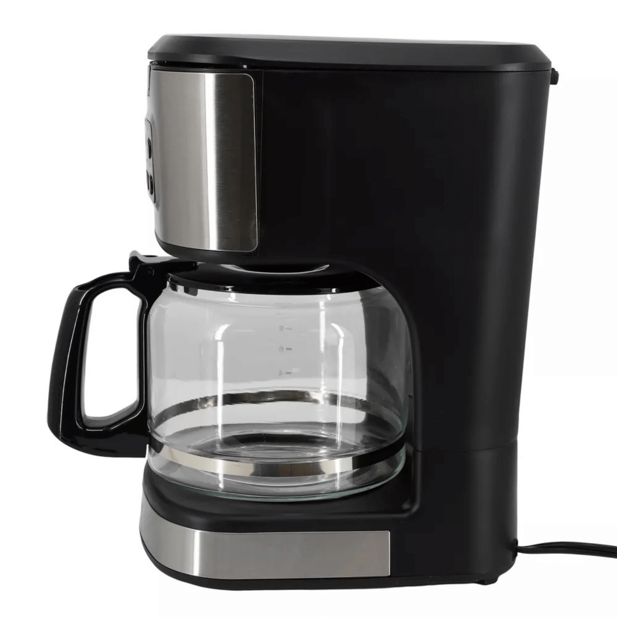 Programmable Coffee Maker with Stainless Steel Accents