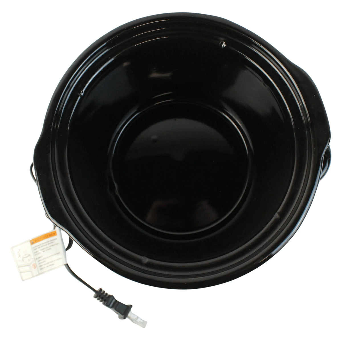 3-Quart Round Slow Cooker with Removable Stoneware Crock