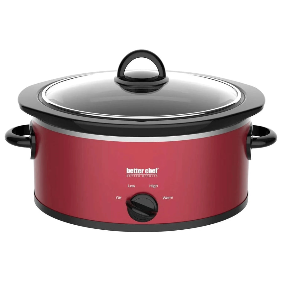 Better Chef 3-Quart Oval Slow Cooker with Removable Stoneware Crock