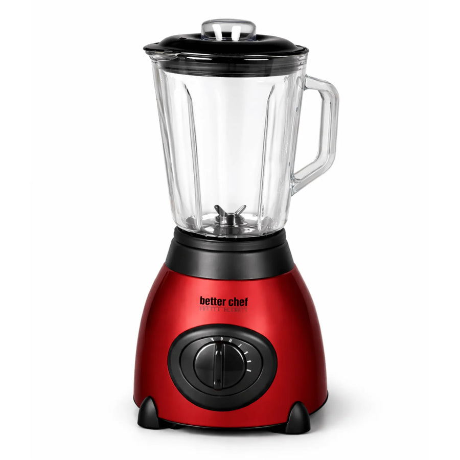 500-Watt Glass Jar Blender with Stainless Steel Base