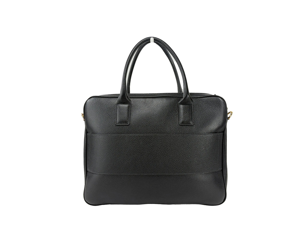 Versace Medusa Leather Briefcase Laptop Bag