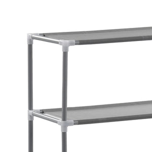 3-Tier Storage Rack over Laundry Machine Silver 27.2"x11"x66.5