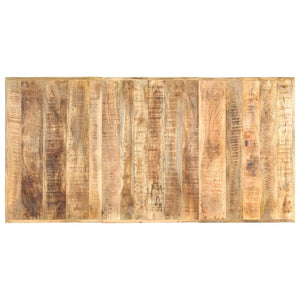 Dining Table 70.9"x35.4"x29.9" Solid Rough Mango Wood
