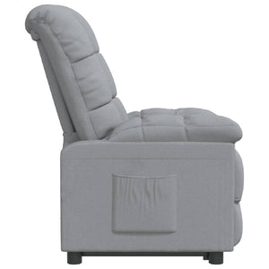 Recliner Light Gray Fabric