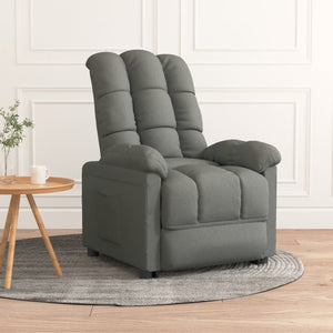 Recliner Dark Gray Fabric
