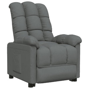Recliner Dark Gray Fabric