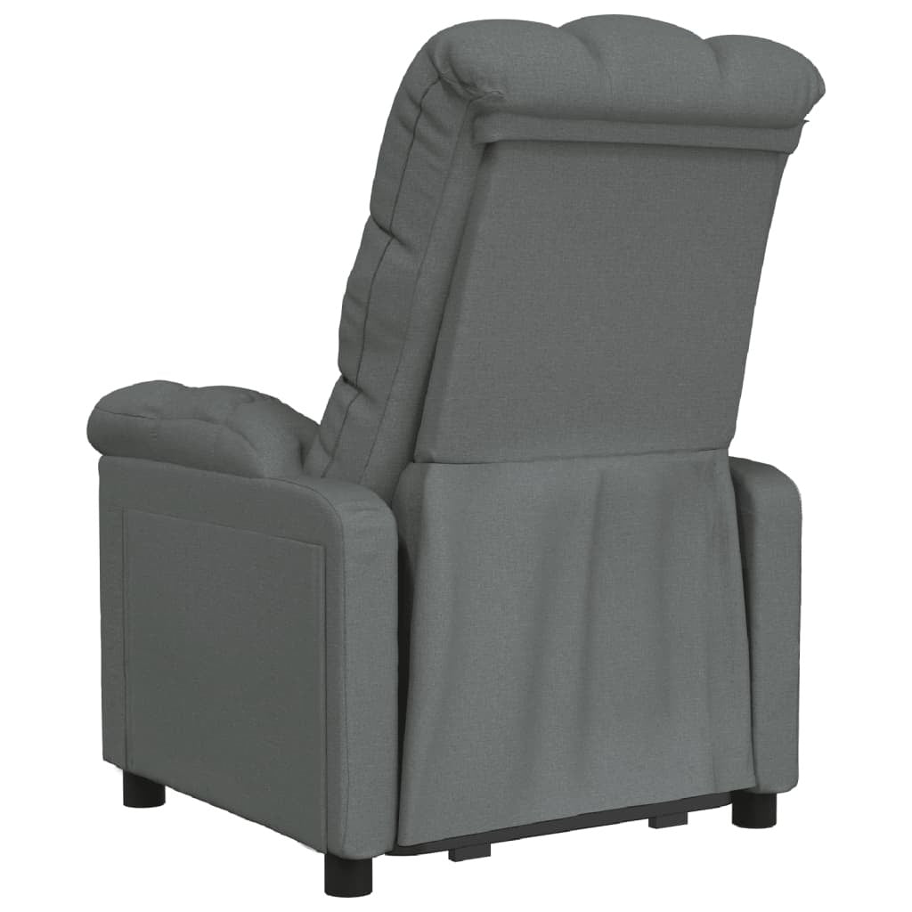Recliner Dark Gray Fabric