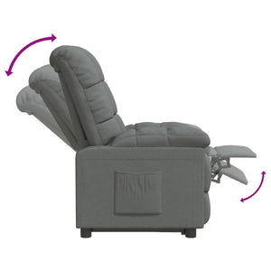 Recliner Dark Gray Fabric