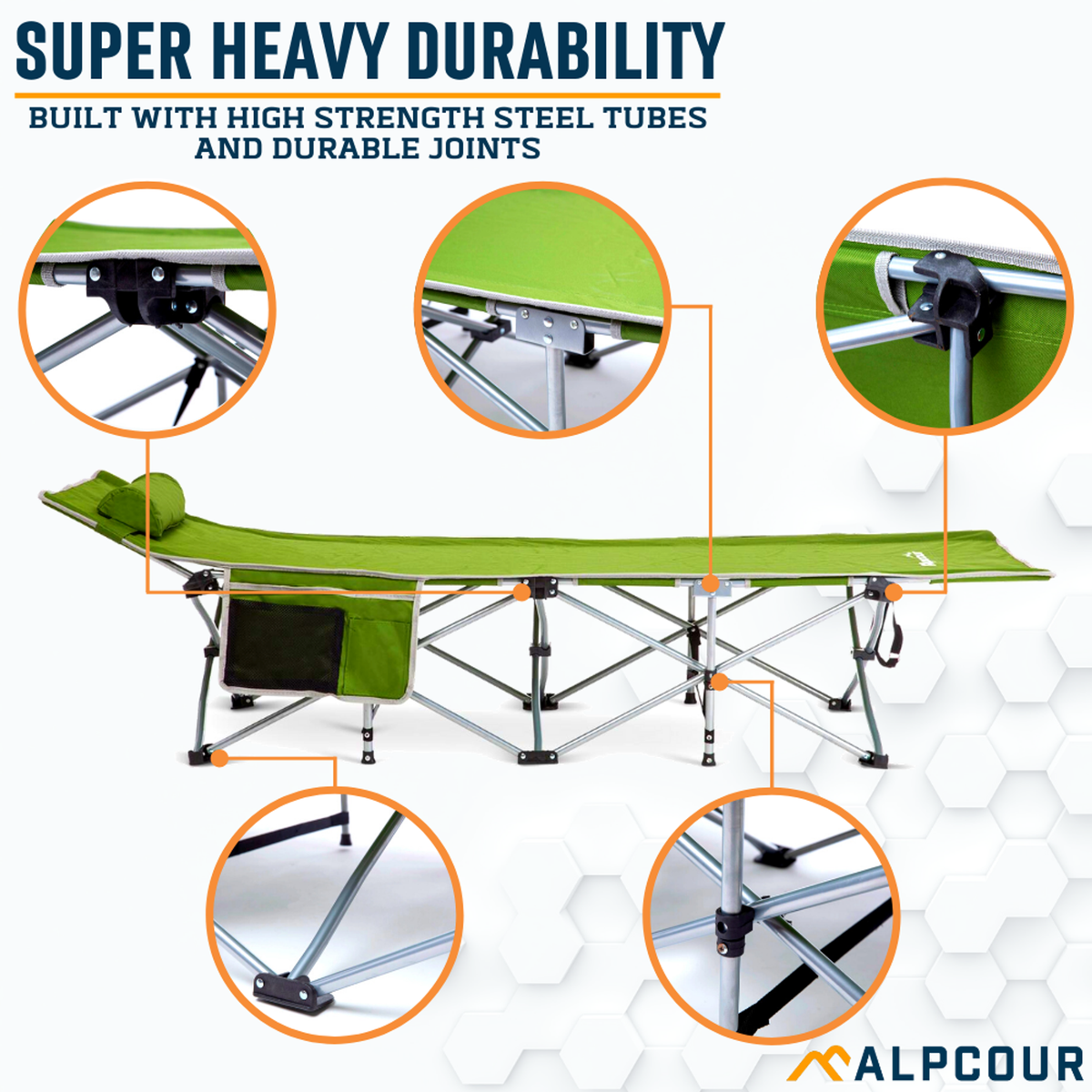 Alpcour Folding Camping Cot - Large — Camping & Hiking