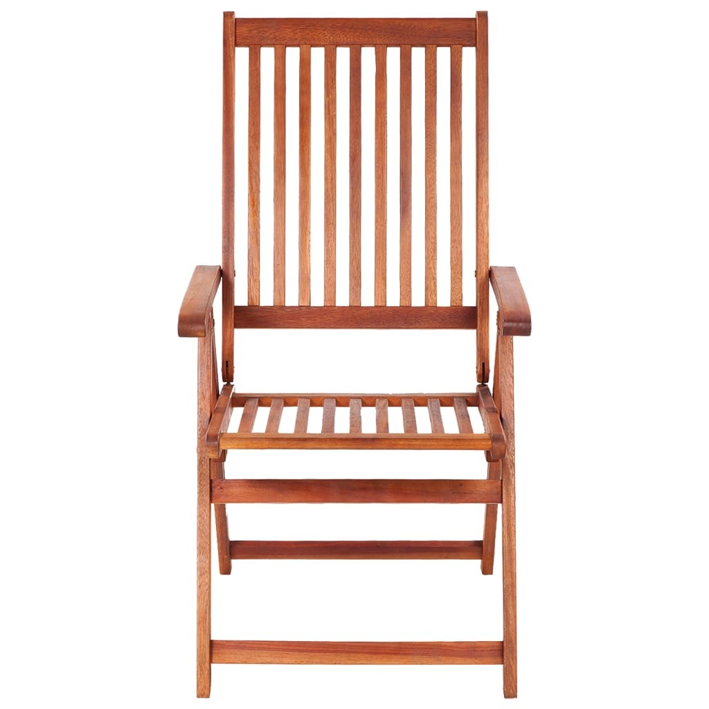 Folding Patio Chairs 4 pcs Solid Acacia Wood
