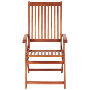 Folding Patio Chairs 4 pcs Solid Acacia Wood