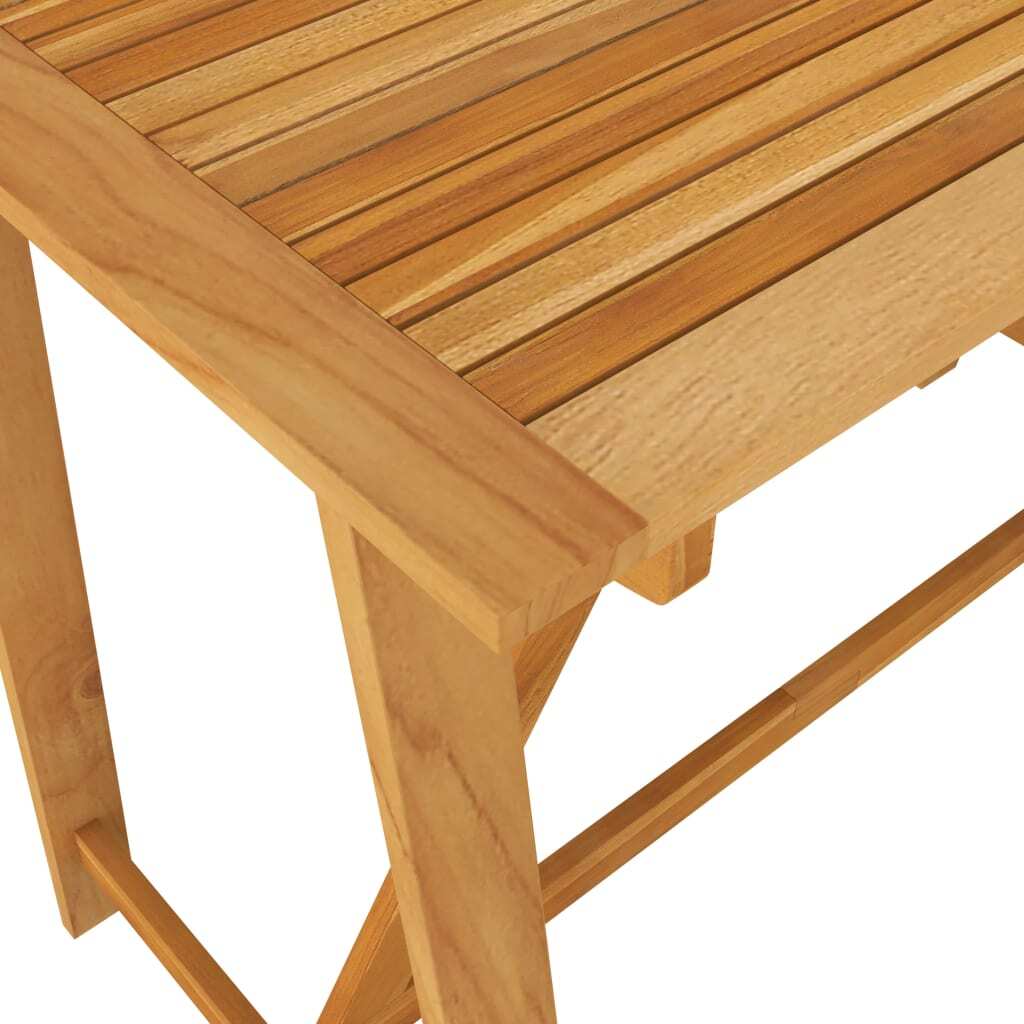 5 Piece Patio Bar Set with Cushions Brown