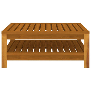 6 Piece Patio Lounge Set with Cushion Solid Acacia Wood