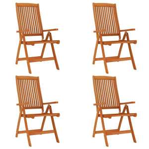 7 Piece Patio Dining Set Solid Wood Eucalyptus