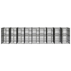 Outdoor Dog Kennel Steel 178.6 ft