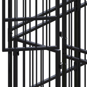 Outdoor Dog Kennel Steel 178.6 ft
