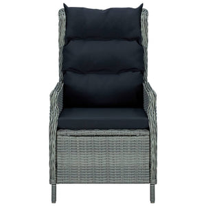 5 Piece Patio Dining Set Light Gray