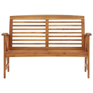 Patio Bench 46.9" Solid Acacia Wood