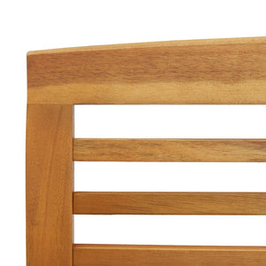 Patio Bench 46.9" Solid Acacia Wood