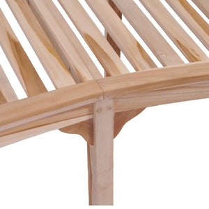 Banana Bench 78.7" Solid Teak Wood