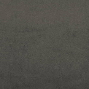 Box Spring Bed Frame Dark Gray Twin Velvet (US Only)