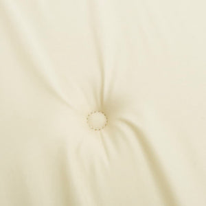 Garden Lowback Chair Cushions 6 pcs Cream 39.4"x19.7"x1.2" Oxford Fabric