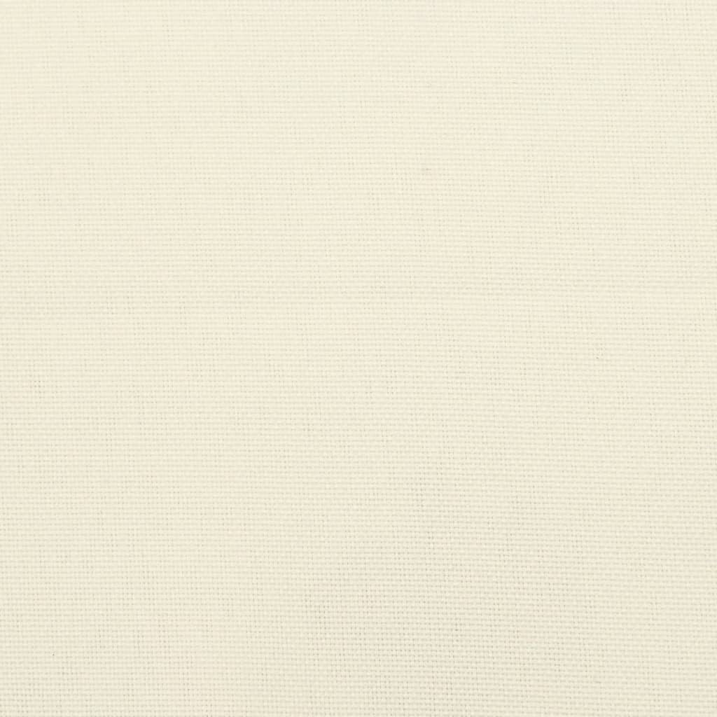 Garden Lowback Chair Cushions 6 pcs Cream 39.4"x19.7"x1.2" Oxford Fabric