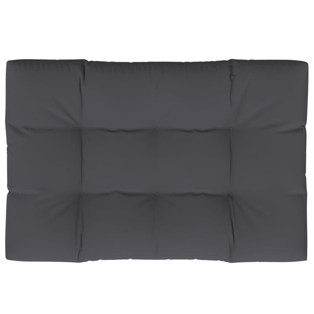 Pallet Cushion Anthracite 47.2"x31.5"x4.7" Fabric