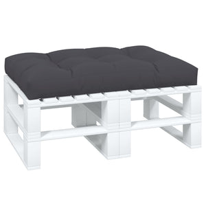 Pallet Cushion Anthracite 47.2"x31.5"x4.7" Fabric