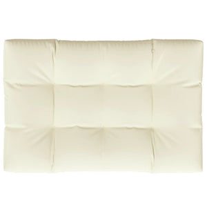 Pallet Cushion Cream 47.2"x31.5"x4.7" Fabric