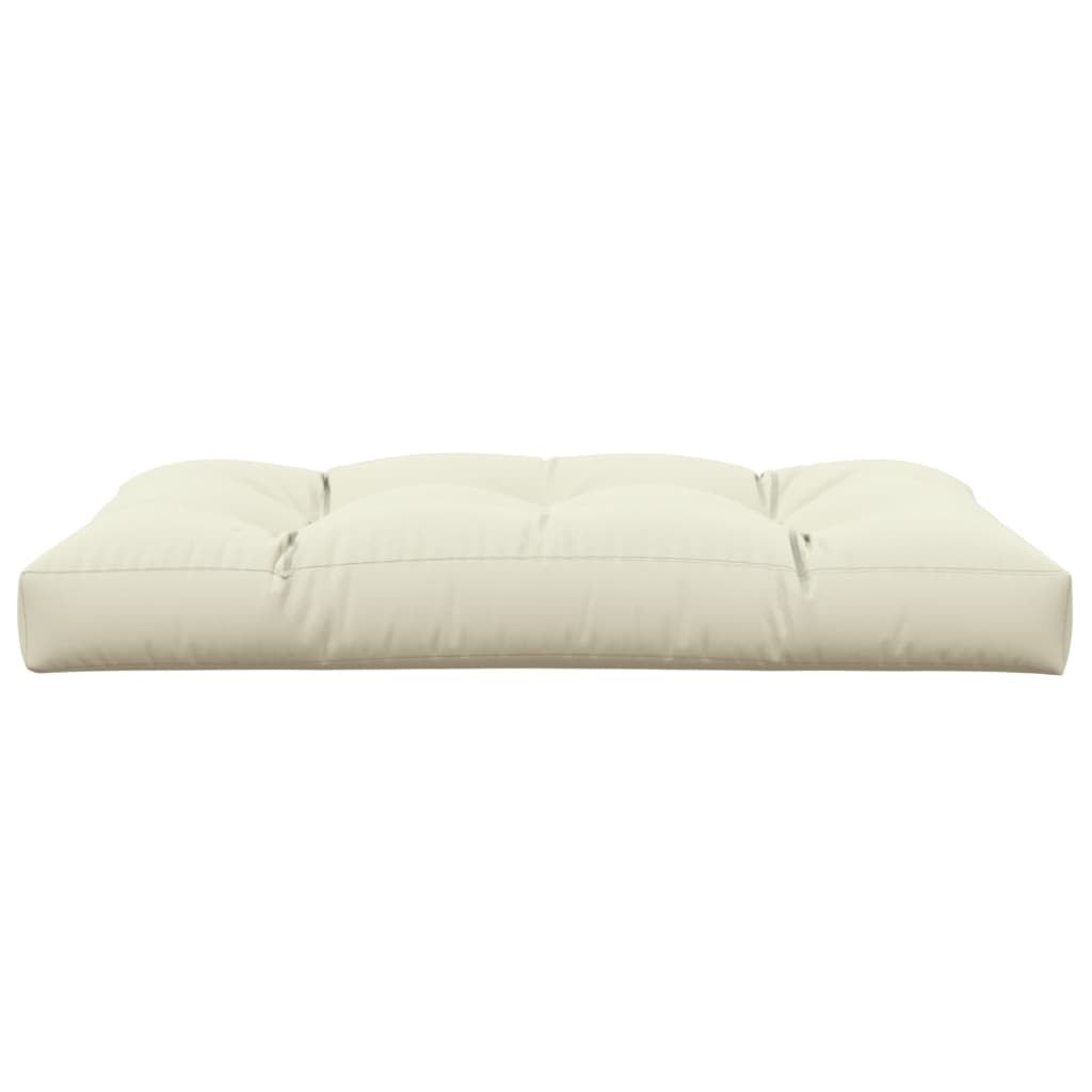 Pallet Cushion Cream 47.2"x31.5"x4.7" Fabric