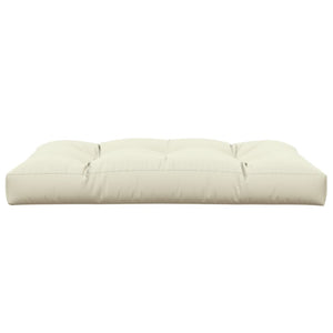 Pallet Cushion Cream 47.2"x31.5"x4.7" Fabric