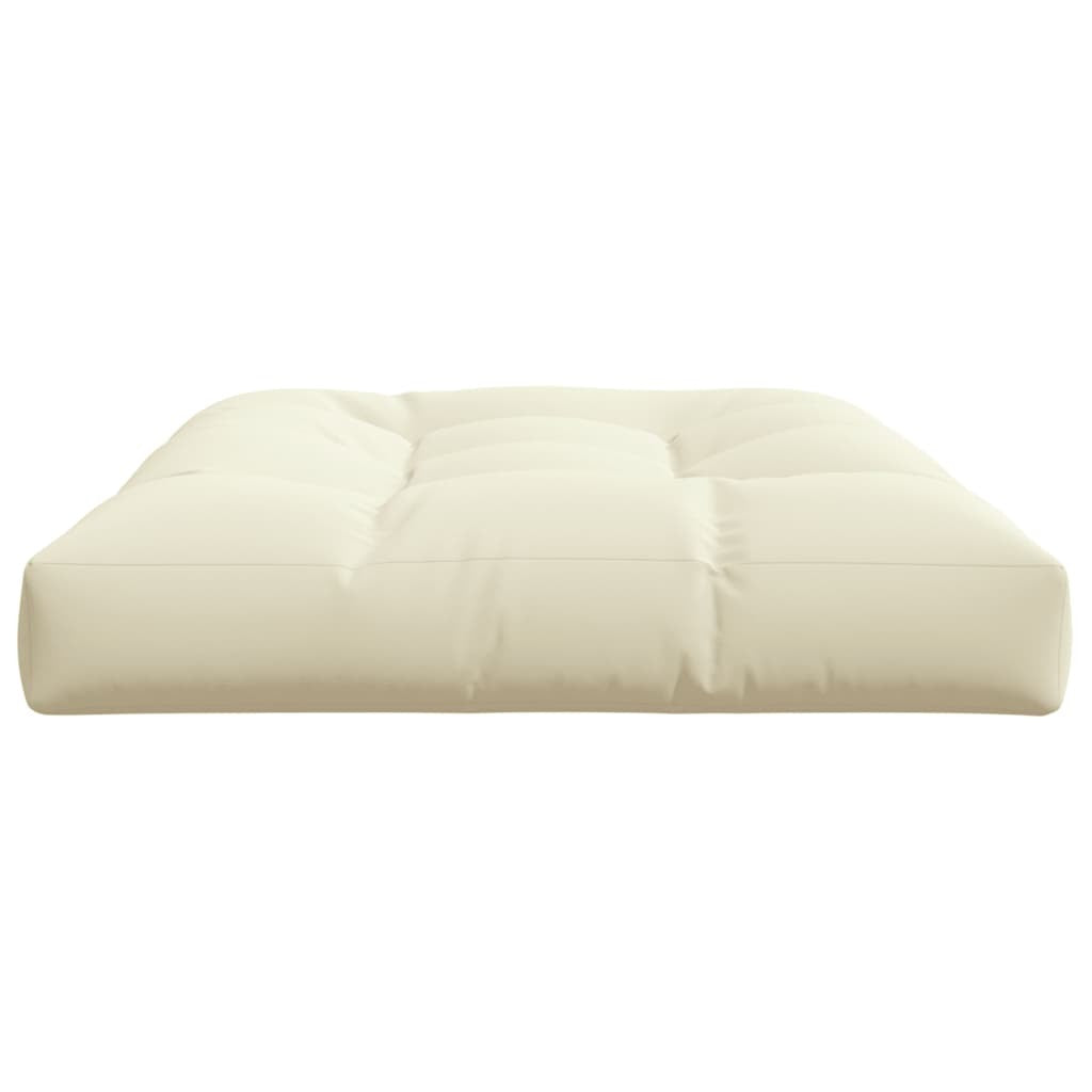 Pallet Cushion Cream 47.2"x31.5"x4.7" Fabric