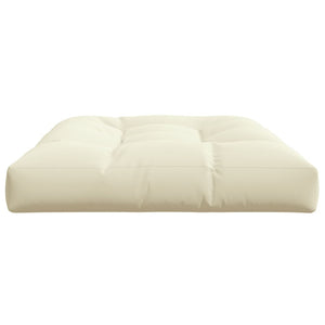 Pallet Cushion Cream 47.2"x31.5"x4.7" Fabric