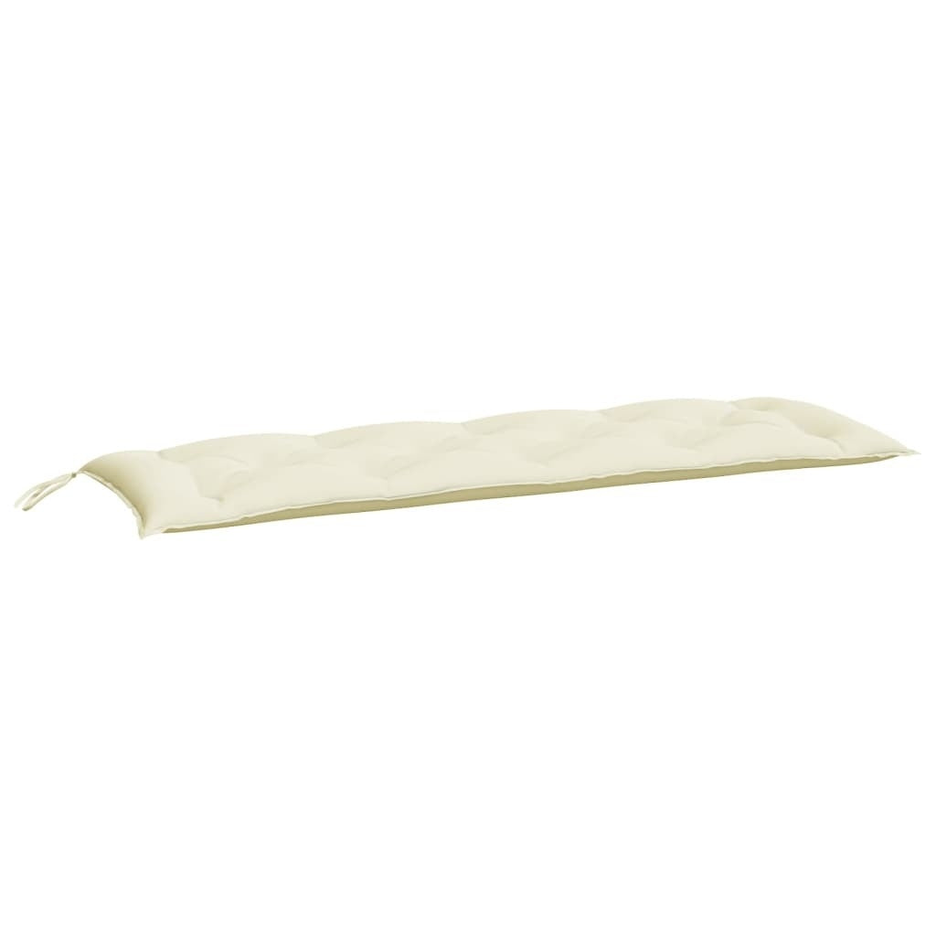 Garden Bench Cushion Cream White 59.1"x19.7"x2.8" Oxford Fabric