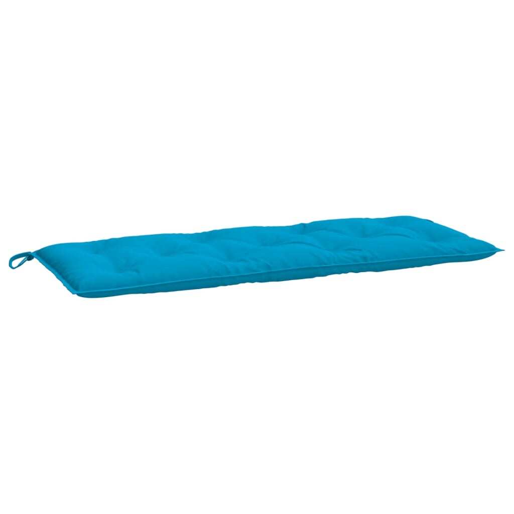 Garden Bench Cushion Light Blue 47.2"x(19.7"+19.7")x2.8" Oxford Fabric