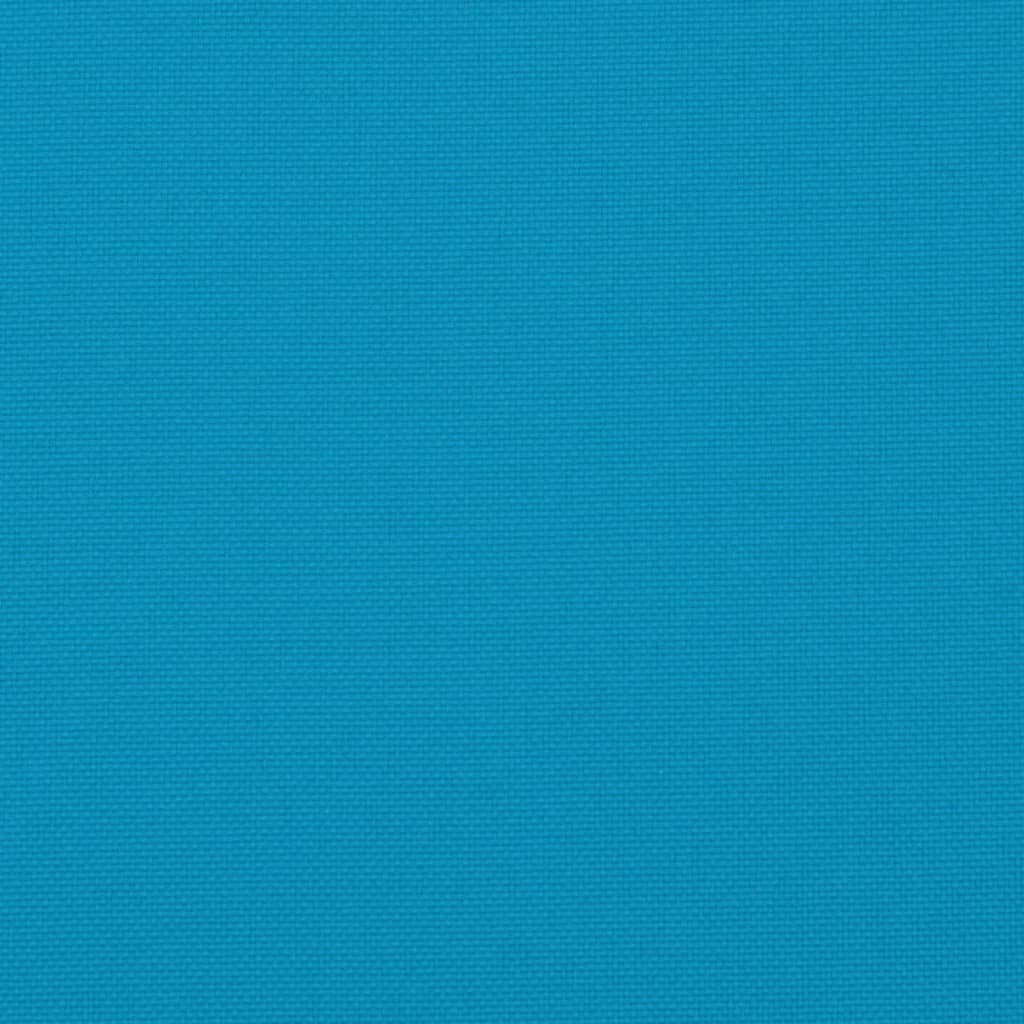 Garden Bench Cushion Light Blue 47.2"x(19.7"+19.7")x2.8" Oxford Fabric