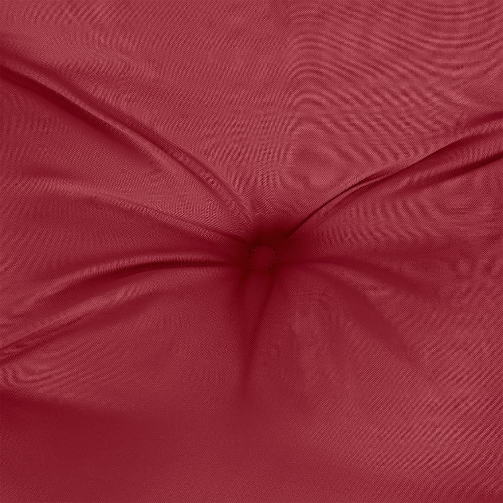 Garden Bench Cushion Wine Red 78.7"x(19.7"+19.7")x2.8" Oxford Fabric
