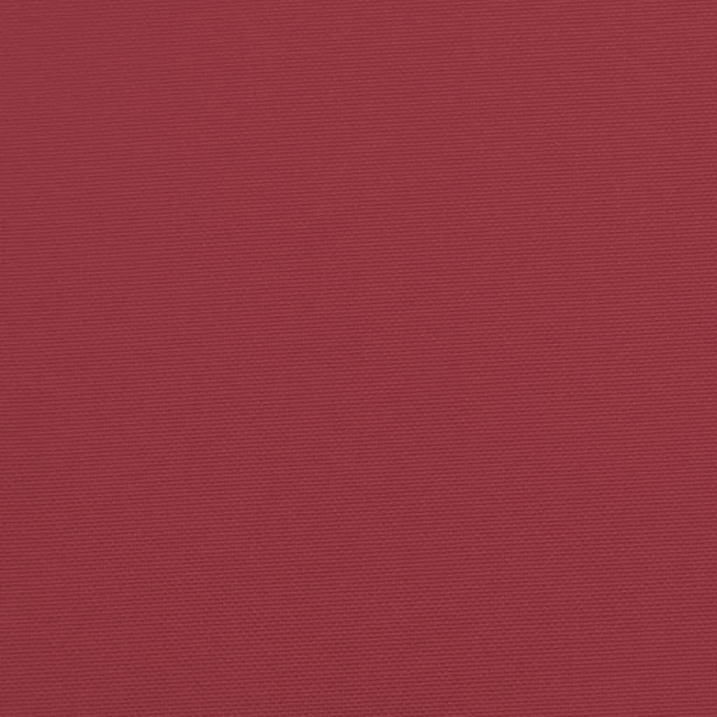 Garden Bench Cushion Wine Red 78.7"x(19.7"+19.7")x2.8" Oxford Fabric