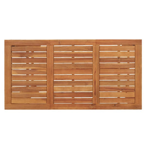 7 Piece Patio Bar Set Solid Wood Acacia