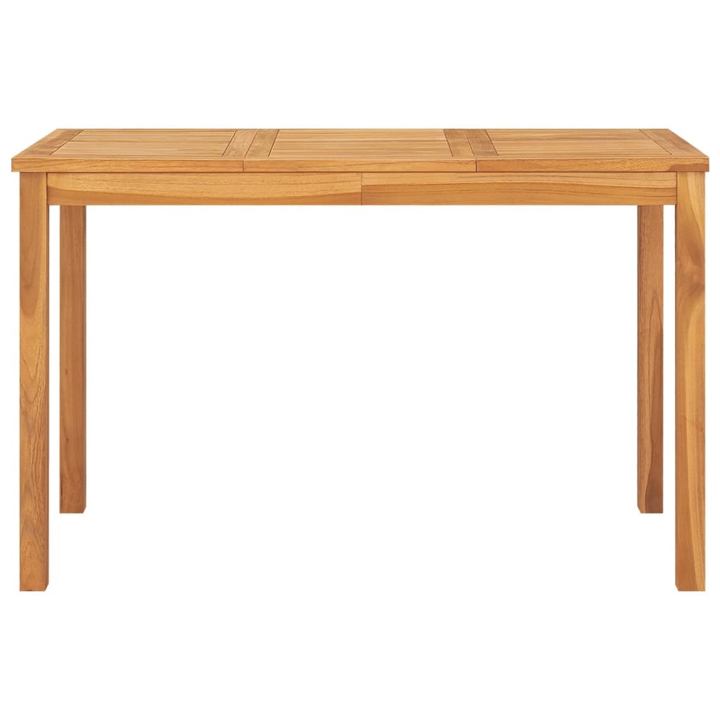 Patio Dining Table 47.2"x27.6"x30.3" Solid Teak Wood