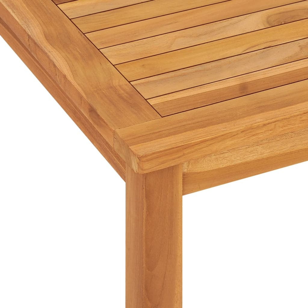 Patio Dining Table 47.2"x27.6"x30.3" Solid Teak Wood