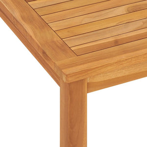 Patio Dining Table 47.2"x27.6"x30.3" Solid Teak Wood